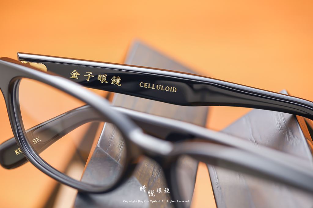 睛悦眼鏡,金子眼鏡,kaneko,手工眼鏡,日本手工眼鏡,賽璐珞,Celluloid,KC 04 BK	