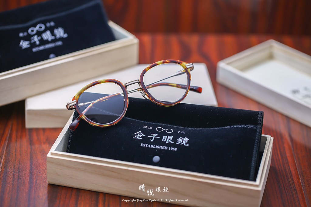睛悦眼鏡,金子眼鏡,kaneko,手工眼鏡,日本手工眼鏡,KJ16,DEMI