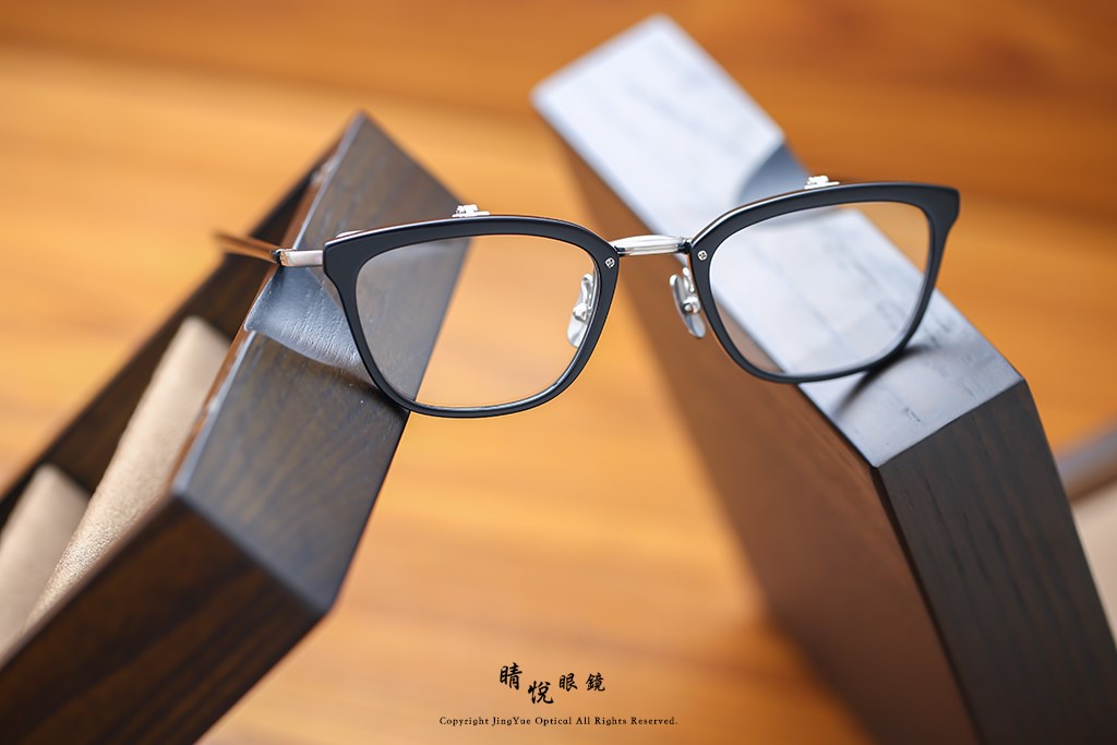 睛悦眼鏡,金子眼鏡,kaneko,手工眼鏡,日本手工眼鏡,KJ22,BK