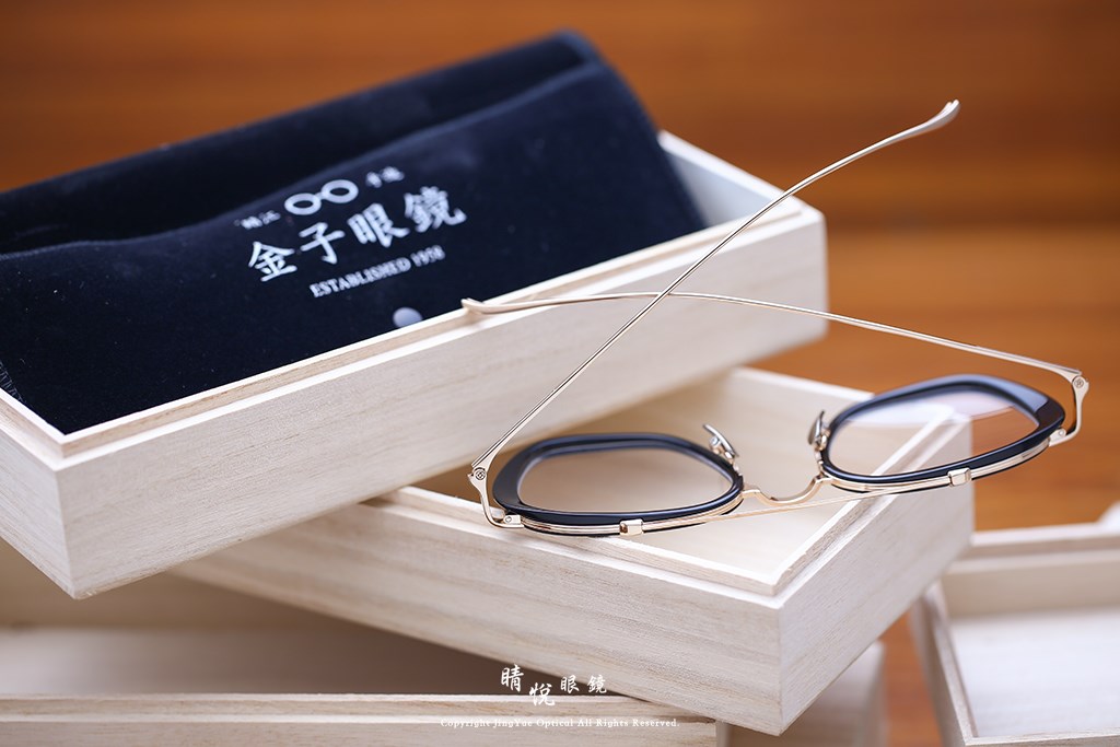睛悦眼鏡,金子眼鏡,kaneko,手工眼鏡,日本手工眼鏡,KJ31,BKGP