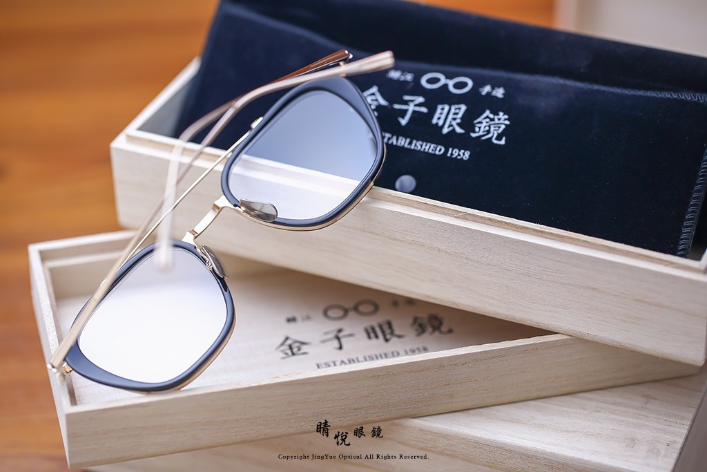 睛悦眼鏡,金子眼鏡,kaneko,手工眼鏡,日本手工眼鏡,KJ31,BKGP