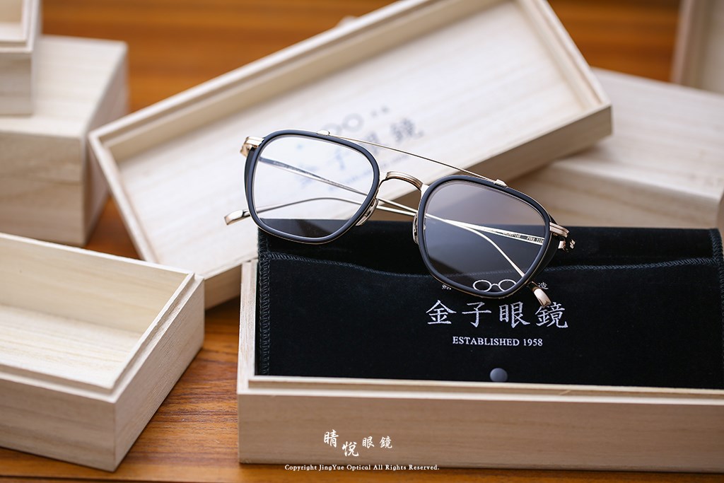 睛悦眼鏡,金子眼鏡,kaneko,手工眼鏡,日本手工眼鏡,KJ31,BKGP