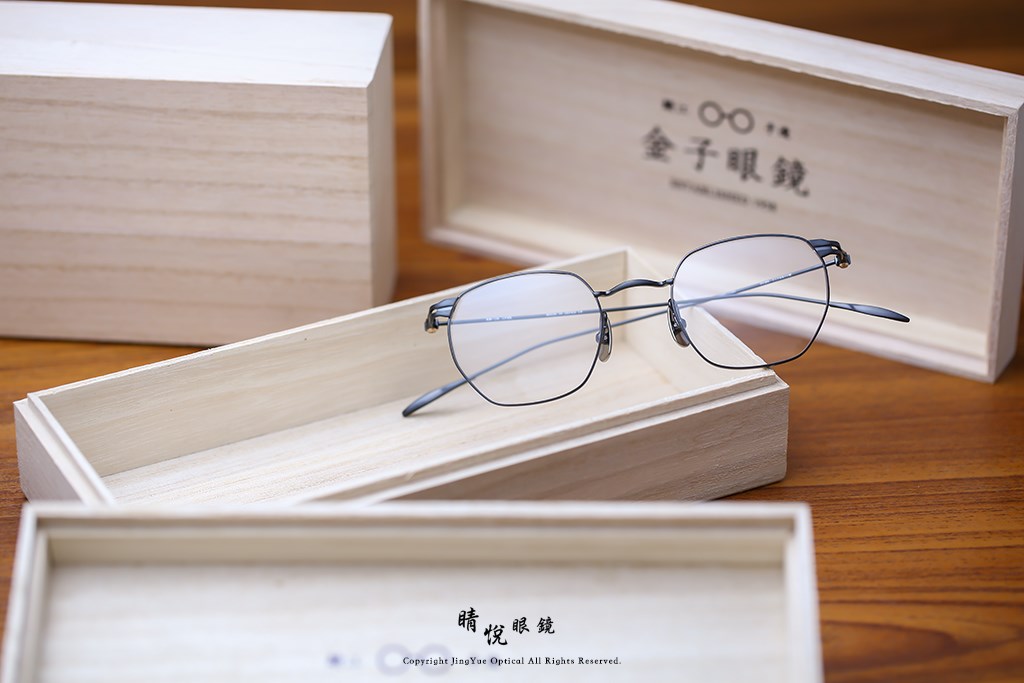睛悦眼鏡,金子眼鏡,kaneko,手工眼鏡,日本手工眼鏡,KM16,IPBK