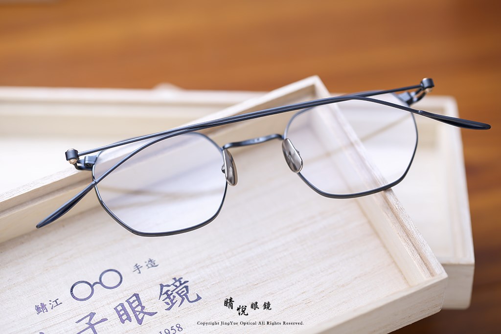 睛悦眼鏡,金子眼鏡,kaneko,手工眼鏡,日本手工眼鏡,KM16,IPBK