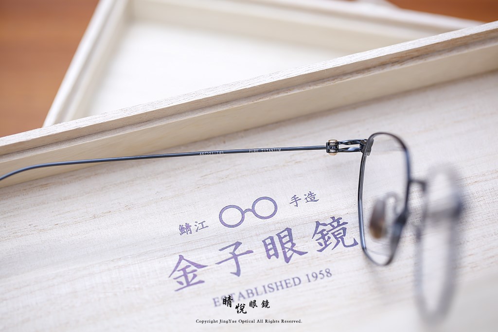 睛悦眼鏡,金子眼鏡,kaneko,手工眼鏡,日本手工眼鏡,KM16,IPBK