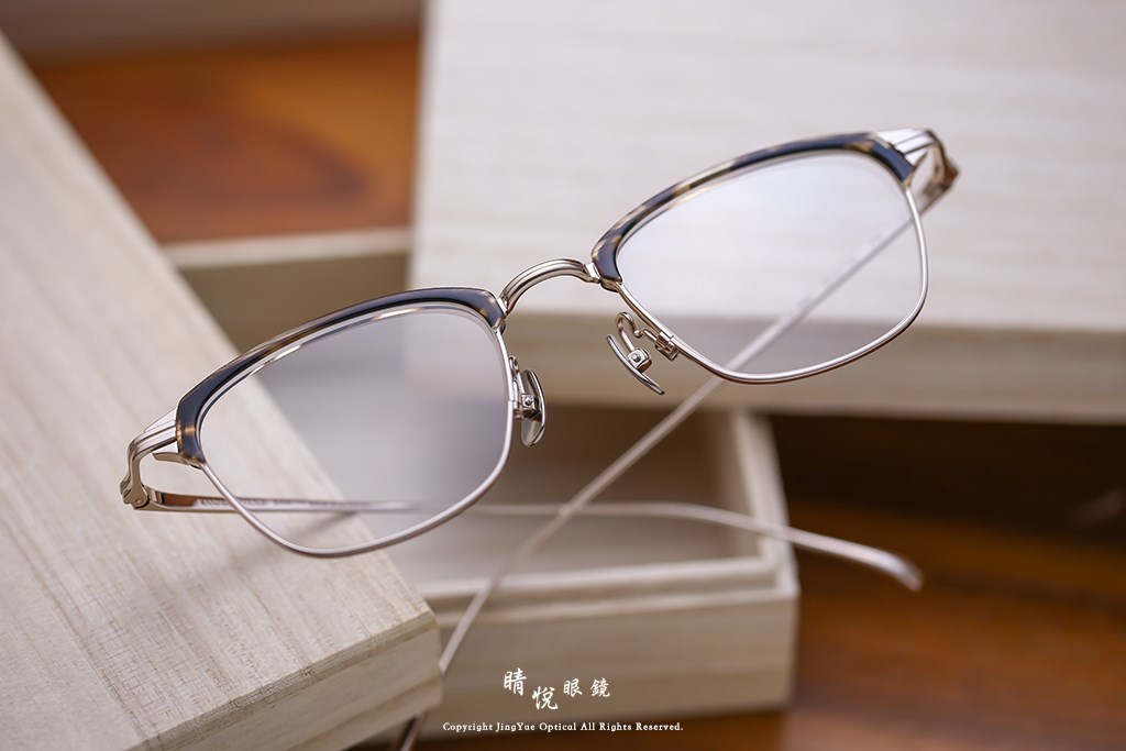 睛悦眼鏡,金子眼鏡,kaneko,手工眼鏡,日本手工眼鏡,KJ26,BRS2