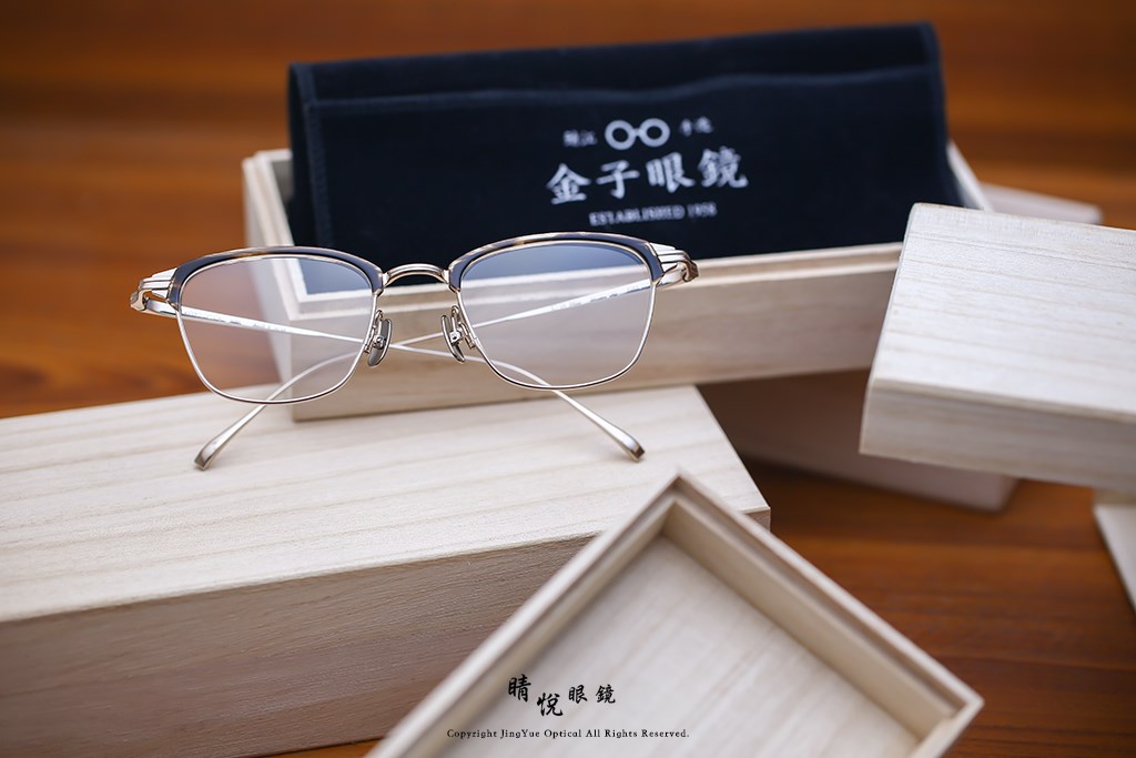 睛悦眼鏡,金子眼鏡,kaneko,手工眼鏡,日本手工眼鏡,KJ26,BRS2