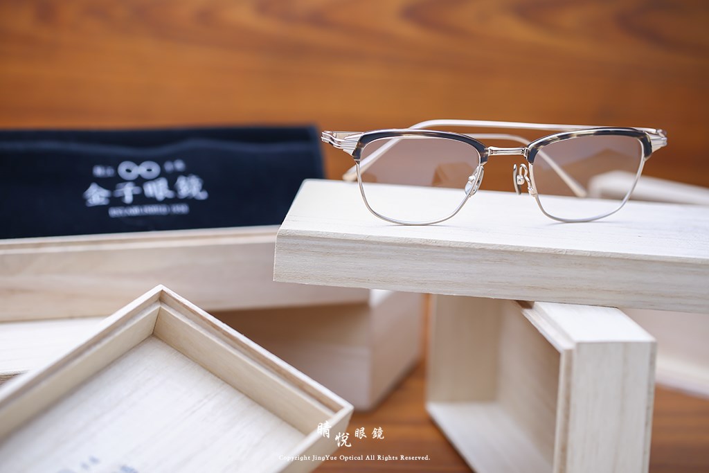 睛悦眼鏡,金子眼鏡,kaneko,手工眼鏡,日本手工眼鏡,KJ26,BRS2