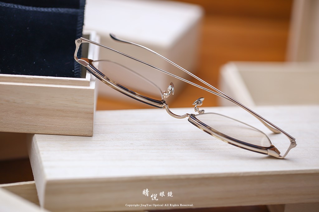 睛悦眼鏡,金子眼鏡,kaneko,手工眼鏡,日本手工眼鏡,KJ26,BRS2