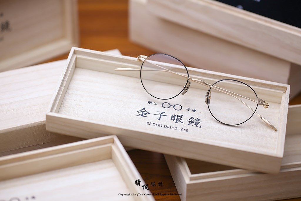 睛悦眼鏡,金子眼鏡,kaneko,手工眼鏡,日本手工眼鏡,KM18,BKBG