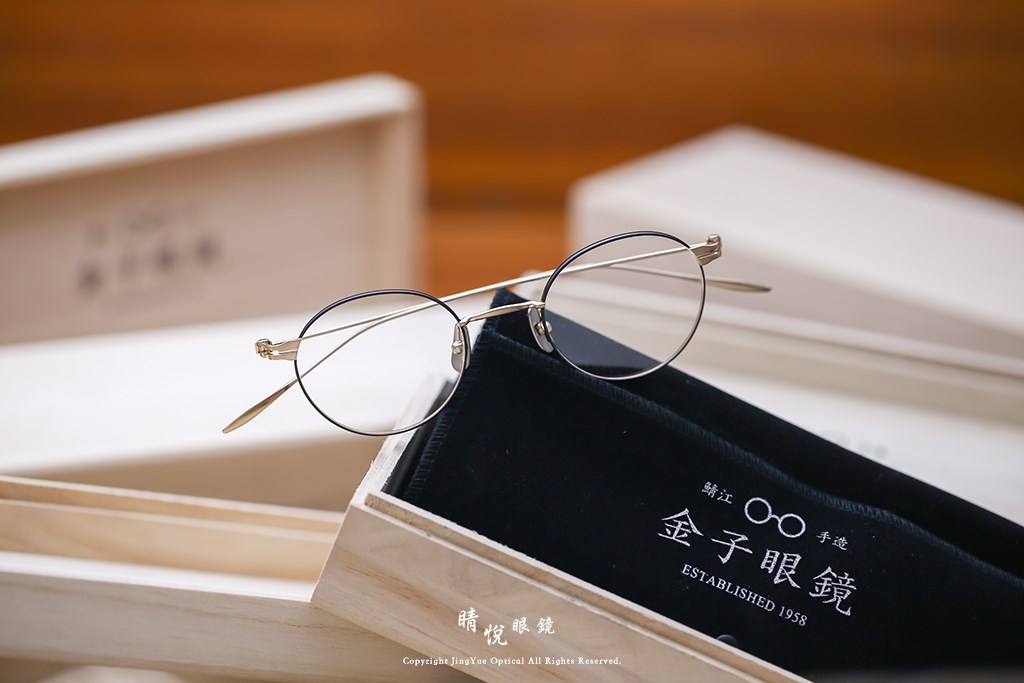 睛悦眼鏡,金子眼鏡,kaneko,手工眼鏡,日本手工眼鏡,KM18,BKBG