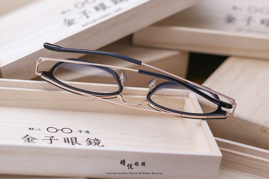 睛悦眼鏡,金子眼鏡,kaneko,手工眼鏡,日本手工眼鏡,賽璐珞,Celluloid,KC46,BRWG