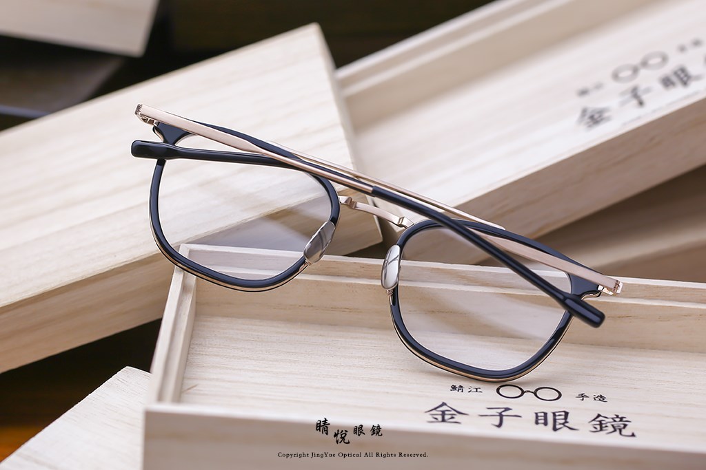 睛悦眼鏡,金子眼鏡,kaneko,手工眼鏡,日本手工眼鏡,賽璐珞,Celluloid,KC46,BRWG