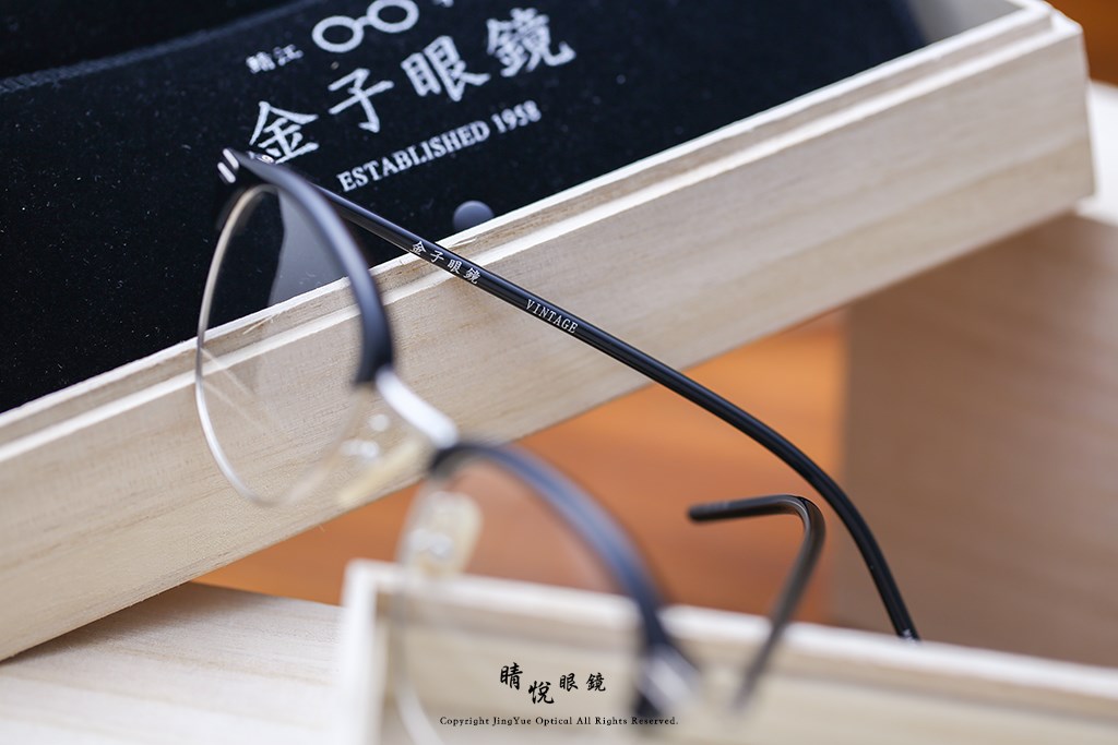 睛悦眼鏡,金子眼鏡,kaneko,手工眼鏡,日本手工眼鏡,KV34,BK