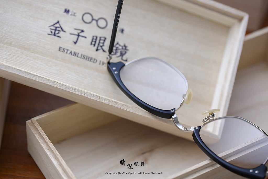 睛悦眼鏡,金子眼鏡,kaneko,手工眼鏡,日本手工眼鏡,KV34,BK
