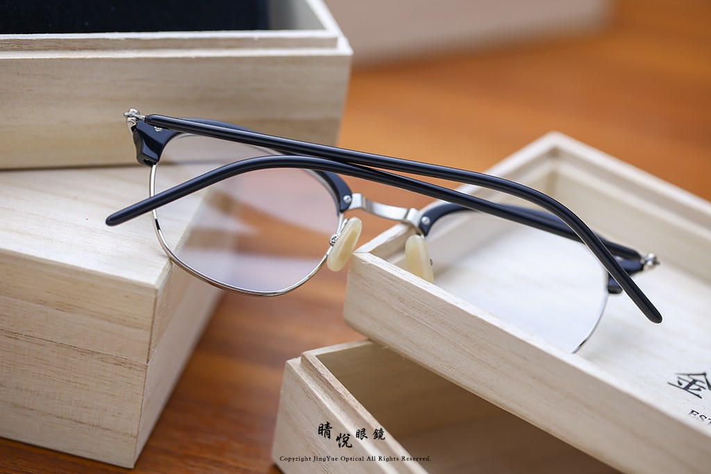 睛悦眼鏡,金子眼鏡,kaneko,手工眼鏡,日本手工眼鏡,KV34,BK