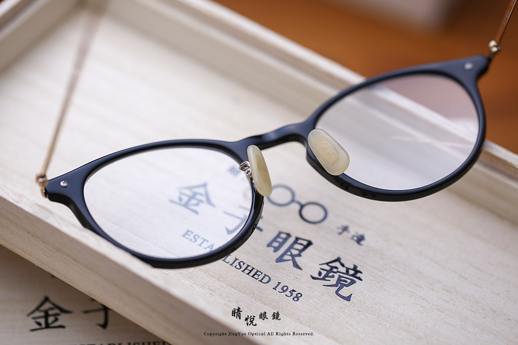 睛悦眼鏡,金子眼鏡,kaneko,手工眼鏡,日本手工眼鏡,KV38L,BK