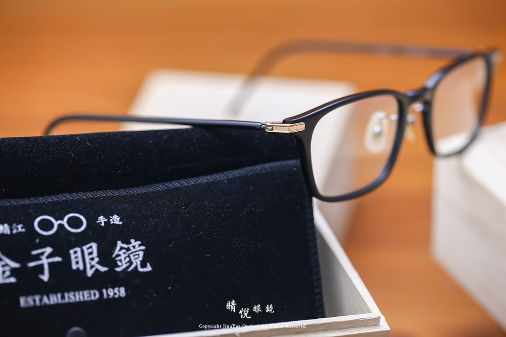 睛悦眼鏡,金子眼鏡,kaneko,手工眼鏡,日本手工眼鏡,KV43,BK