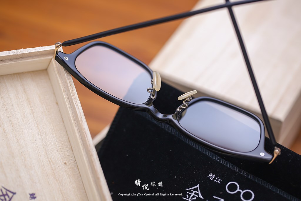 睛悦眼鏡,金子眼鏡,kaneko,手工眼鏡,日本手工眼鏡,KV43,BK