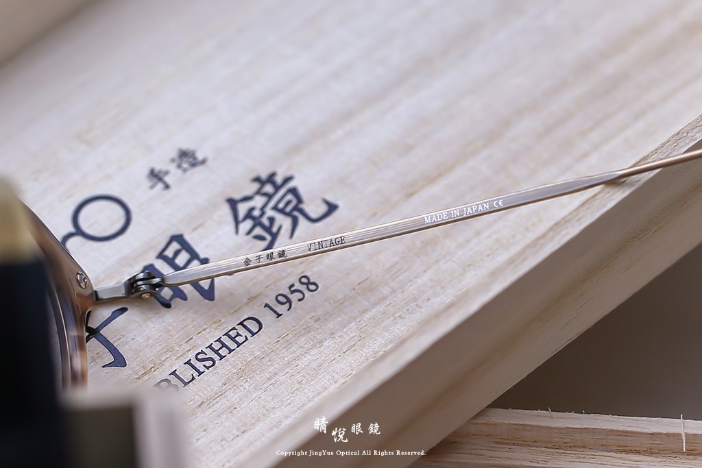 睛悦眼鏡,金子眼鏡,kaneko,手工眼鏡,日本手工眼鏡,KV51L,BES