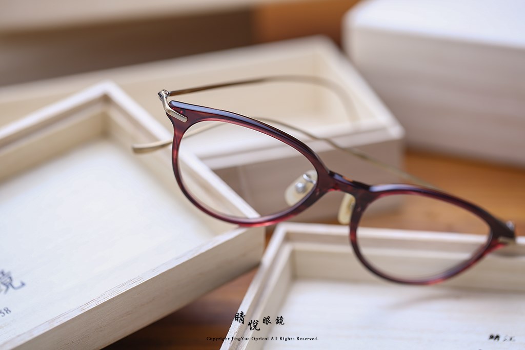睛悦眼鏡,金子眼鏡,kaneko,手工眼鏡,日本手工眼鏡,KV51L,WNS