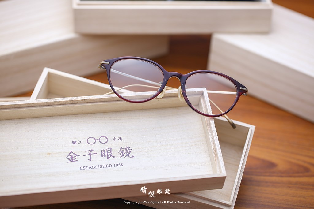 睛悦眼鏡,金子眼鏡,kaneko,手工眼鏡,日本手工眼鏡,KV51L,WNS