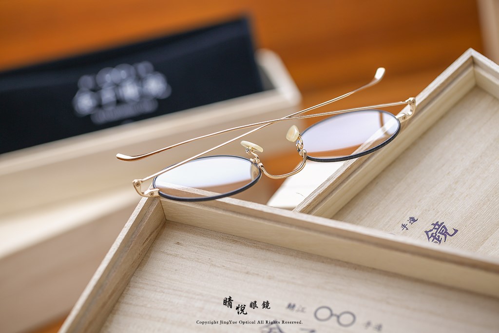 睛悦眼鏡,金子眼鏡,kaneko,手工眼鏡,日本手工眼鏡,KV54W,BLK