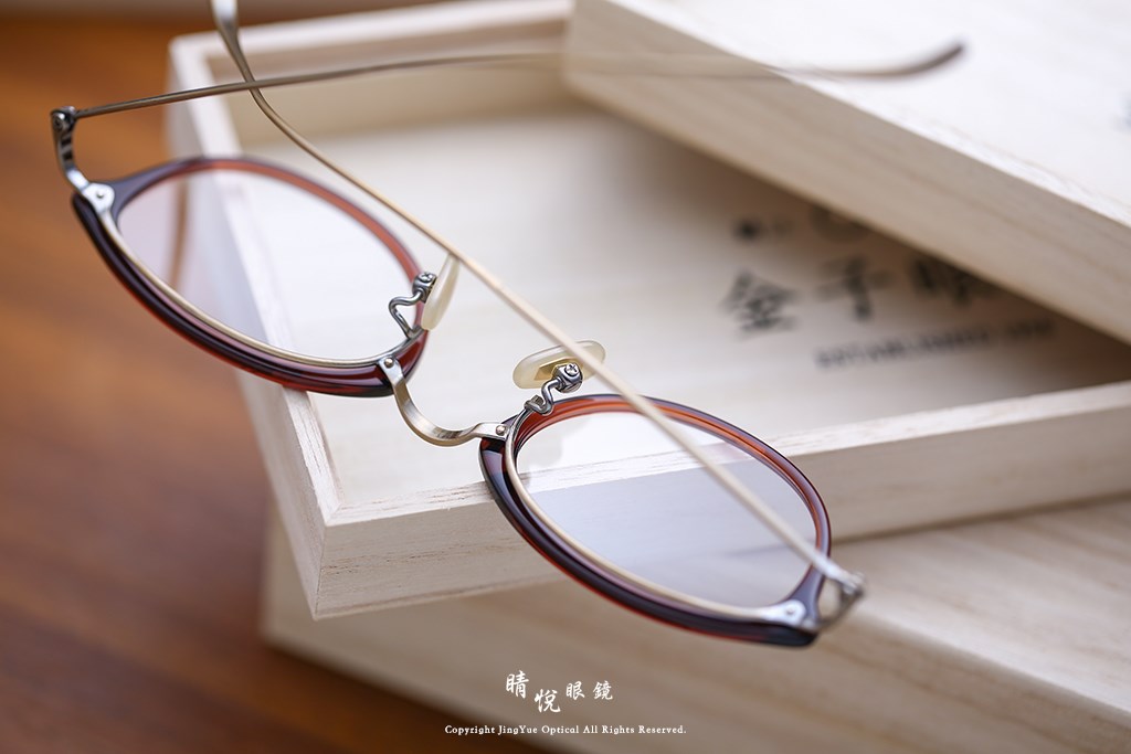 睛悦眼鏡,金子眼鏡,kaneko,手工眼鏡,日本手工眼鏡,KV69L,BRH