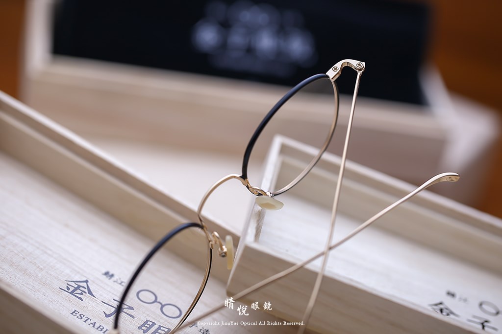 睛悦眼鏡,金子眼鏡,kaneko,手工眼鏡,日本手工眼鏡,KV78L,BKGP