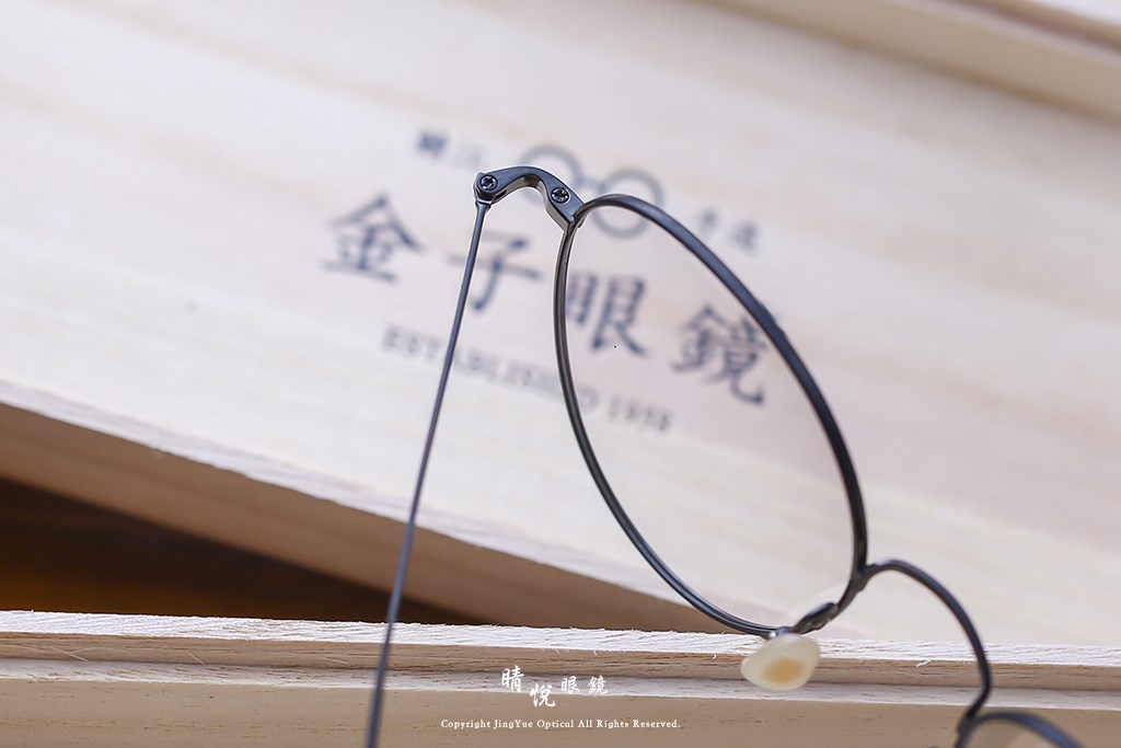 睛悦眼鏡,金子眼鏡,kaneko,手工眼鏡,日本手工眼鏡,KV92L,IPBK	