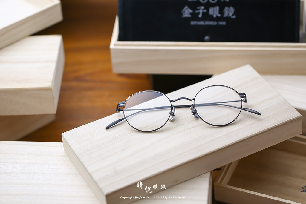 睛悦眼鏡,金子眼鏡,kaneko,手工眼鏡,日本手工眼鏡,賽璐珞,Celluloid,KM 59L,IPBK	