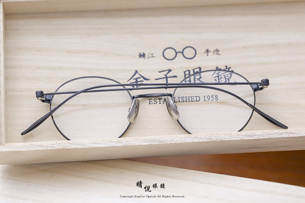 睛悦眼鏡,金子眼鏡,kaneko,手工眼鏡,日本手工眼鏡,賽璐珞,Celluloid,KM 59L,IPBK	