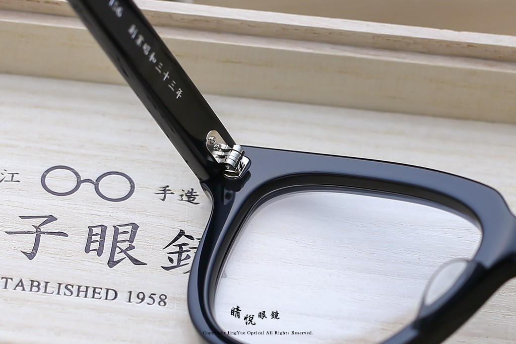 睛悦眼鏡,金子眼鏡,kaneko,手工眼鏡,日本手工眼鏡,賽璐珞,acetate,Celluloid,KA 54,BK	