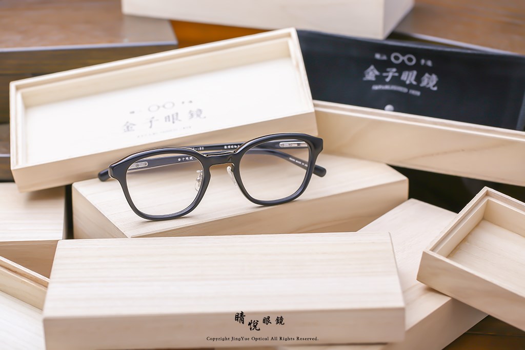 睛悦眼鏡,金子眼鏡,kaneko,手工眼鏡,日本手工眼鏡,賽璐珞,acetate,Celluloid,KA 19,BK	