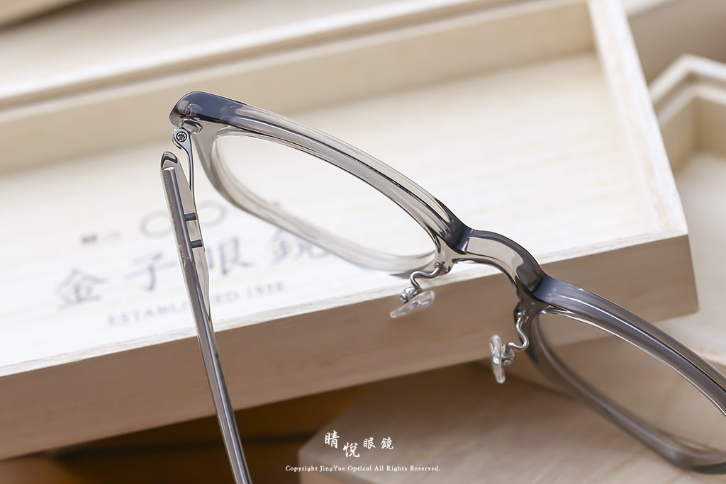睛悦眼鏡,金子眼鏡,kaneko,手工眼鏡,日本手工眼鏡,賽璐珞,acetate,Celluloid,KA 19 CGY	