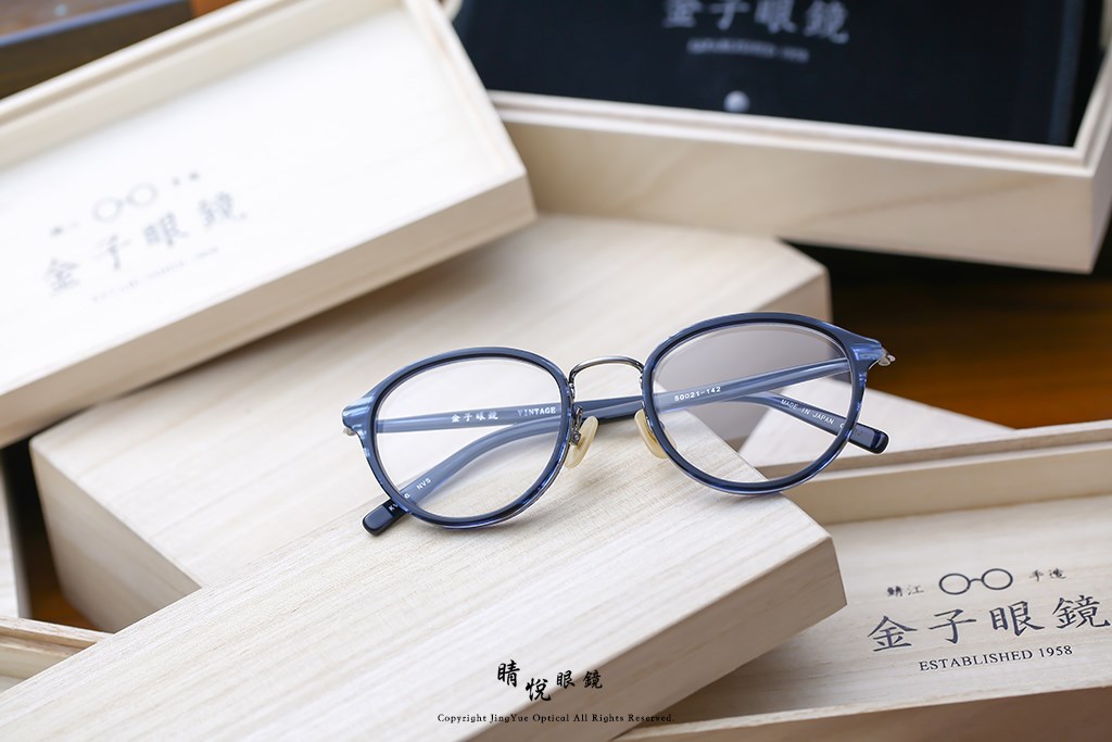 睛悦眼鏡,金子眼鏡,kaneko,手工眼鏡,日本手工眼鏡,賽璐珞,Celluloid,KV 160 BRS