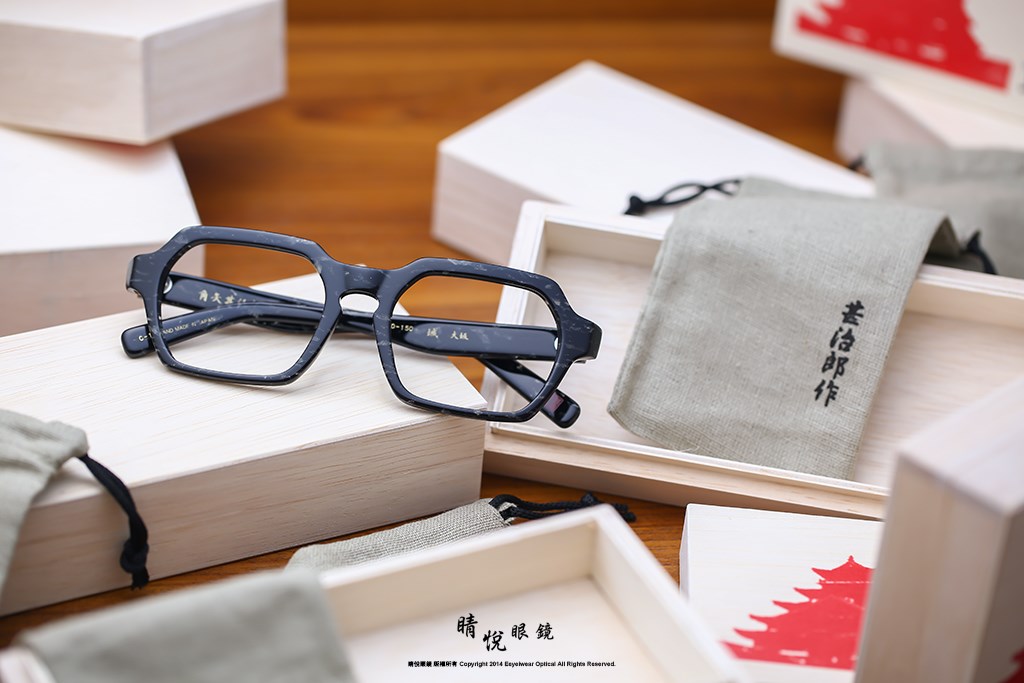 睛悦眼鏡,角矢甚治郎,手工眼鏡,日本手工眼鏡,賽璐珞,Celluloid,城之章 大坂 C11