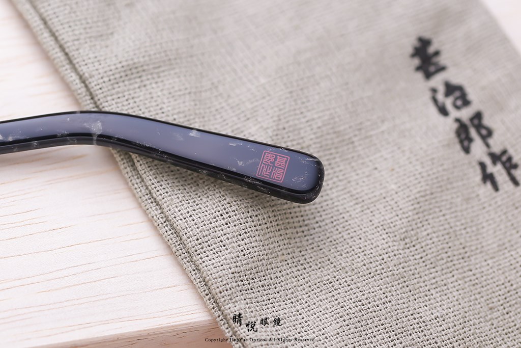 睛悦眼鏡,角矢甚治郎,手工眼鏡,日本手工眼鏡,賽璐珞,Celluloid,城之章 大坂 C11