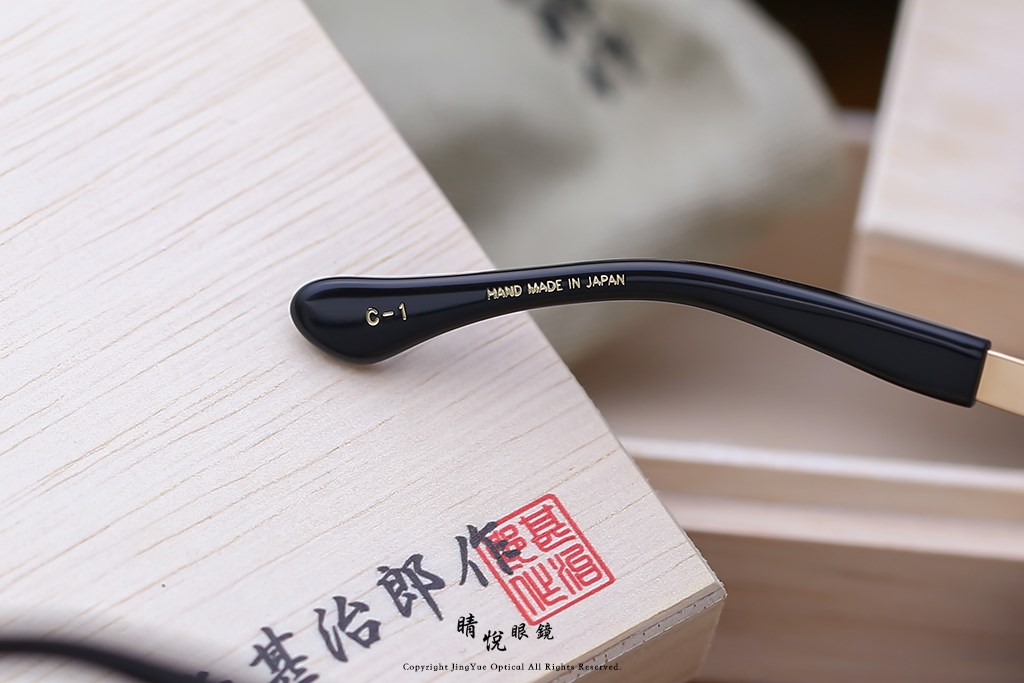 睛悦眼鏡,角矢甚治郎,手工眼鏡,日本手工眼鏡,賽璐珞,Celluloid,城之章 南蠻傳來 時貞 天草四郎 C1 BKG