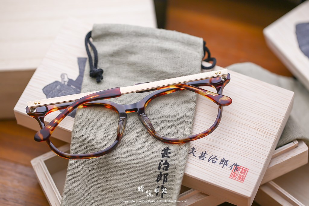 睛悦眼鏡,角矢甚治郎,手工眼鏡,日本手工眼鏡,賽璐珞,Celluloid,江戶限定 忠敬 C13 