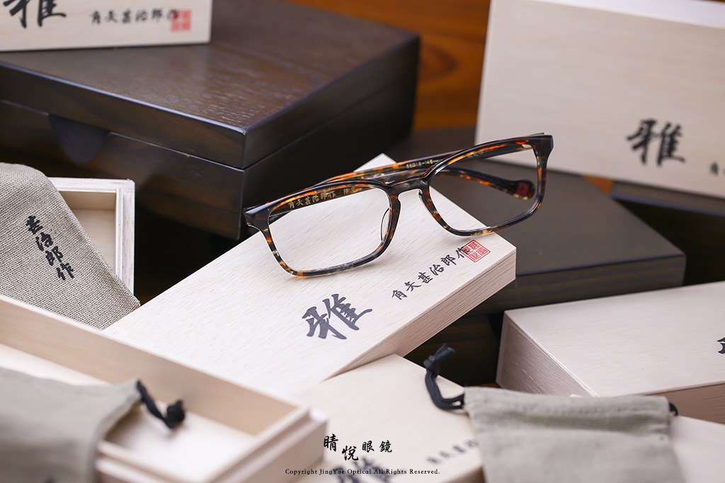睛悦眼鏡,角矢甚治郎,手工眼鏡,日本手工眼鏡,賽璐珞,Celluloid,雅 龍之介 C6 