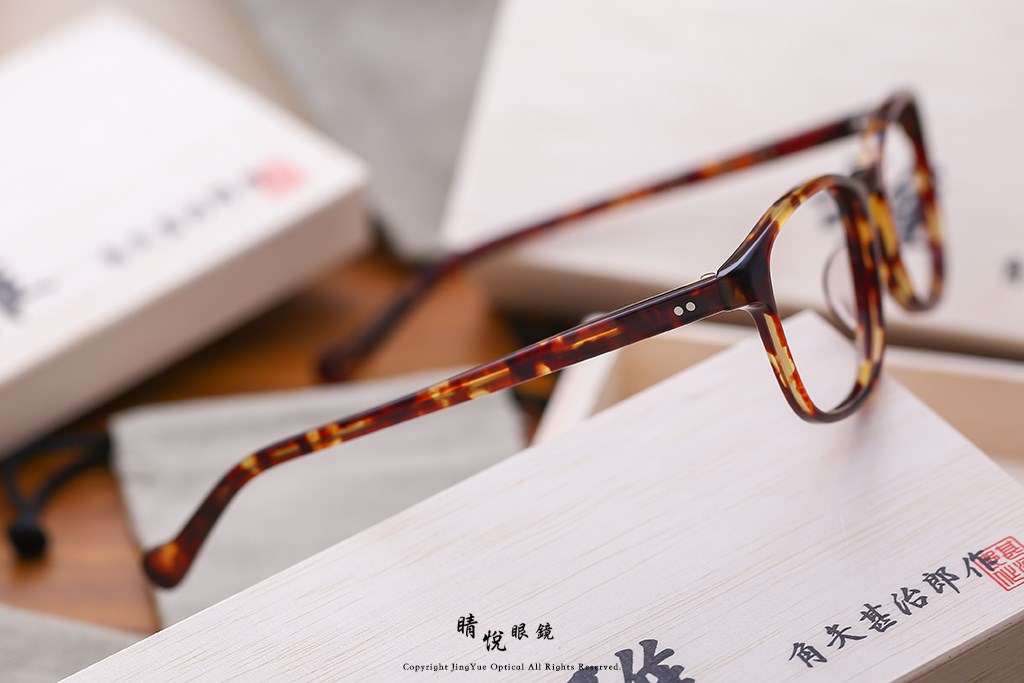 睛悦眼鏡,角矢甚治郎,手工眼鏡,日本手工眼鏡,賽璐珞,Celluloid,雅 諭吉 C13
