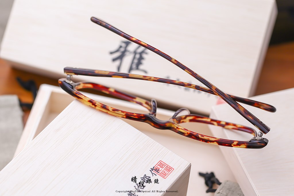 睛悦眼鏡,角矢甚治郎,手工眼鏡,日本手工眼鏡,賽璐珞,Celluloid,雅 諭吉 C13