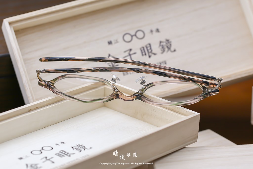 睛悦眼鏡,金子眼鏡,kaneko,手工眼鏡,日本手工眼鏡,賽璐珞,Celluloid,KC 80 BRGR