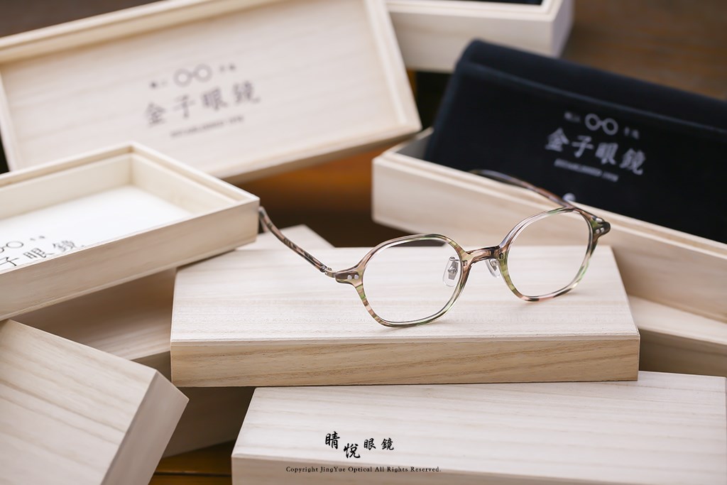 睛悦眼鏡,金子眼鏡,kaneko,手工眼鏡,日本手工眼鏡,賽璐珞,Celluloid,KC 80 BRGR