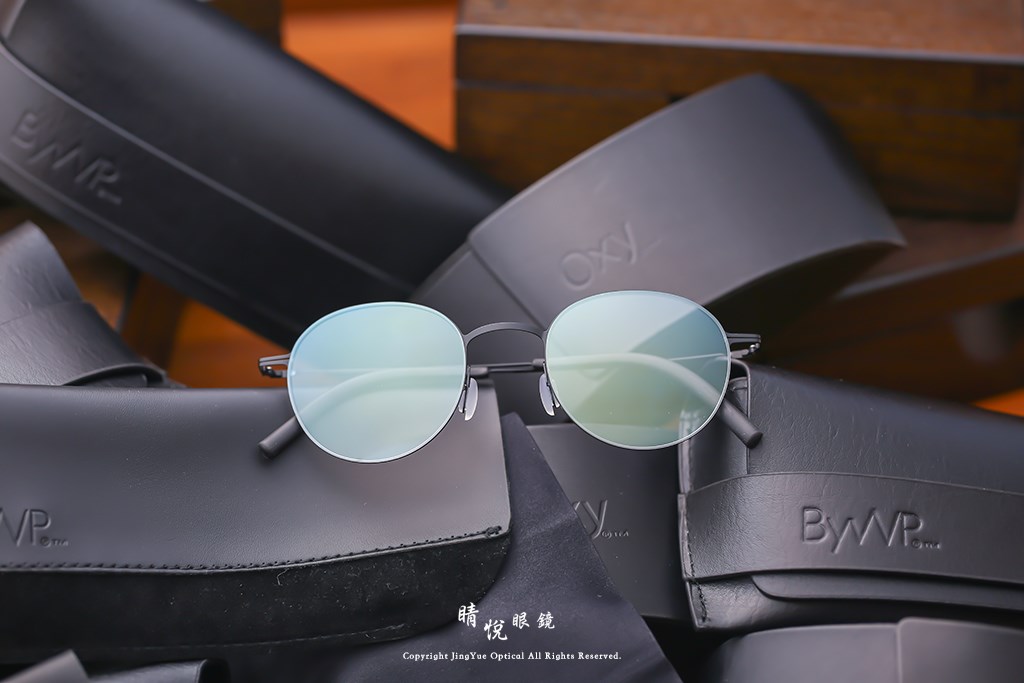 睛悦眼鏡,BYWP,德國薄鋼眼鏡,眼鏡,手工眼鏡,手工框,OY 24706 MB