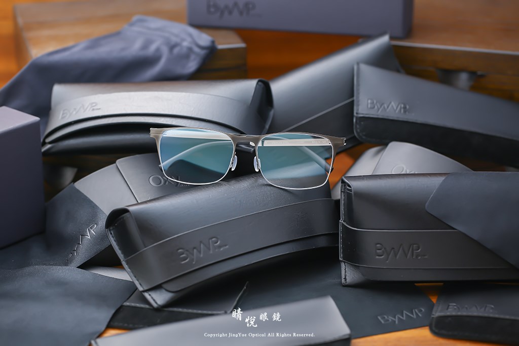 睛悦眼鏡,BYWP,德國薄鋼眼鏡,眼鏡,手工眼鏡,手工框,BYA 18801 GY