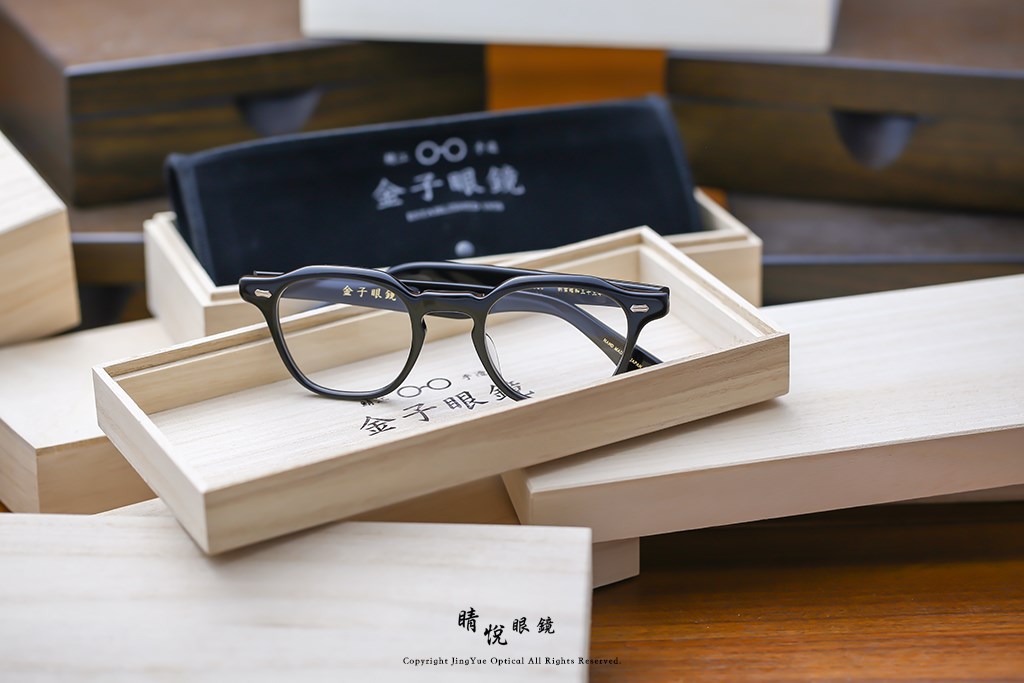 睛悦眼鏡,金子眼鏡,kaneko,手工眼鏡,日本手工眼鏡,賽璐珞,Celluloid,KC 60 BK