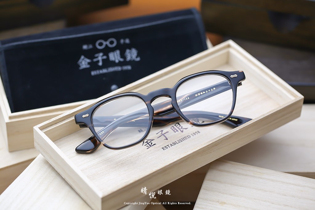 睛悦眼鏡,金子眼鏡,kaneko,手工眼鏡,日本手工眼鏡,賽璐珞,Celluloid,KC 60 CHS
