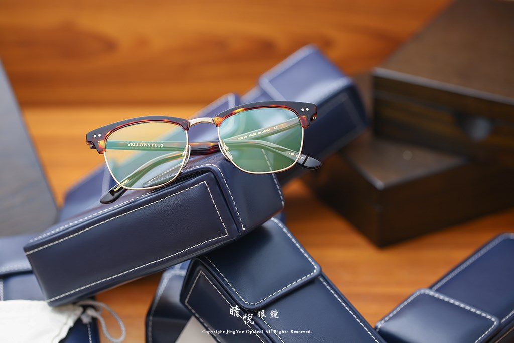  睛悦眼鏡,YELLOWS PLUS,手工眼鏡,日本手工眼鏡,YP BURTON,BURTON,C494BK
